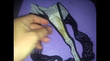 My girlfriend's dirty thong
