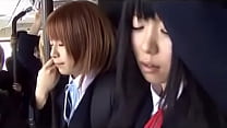 школьница в автобусе японка чикан 2
